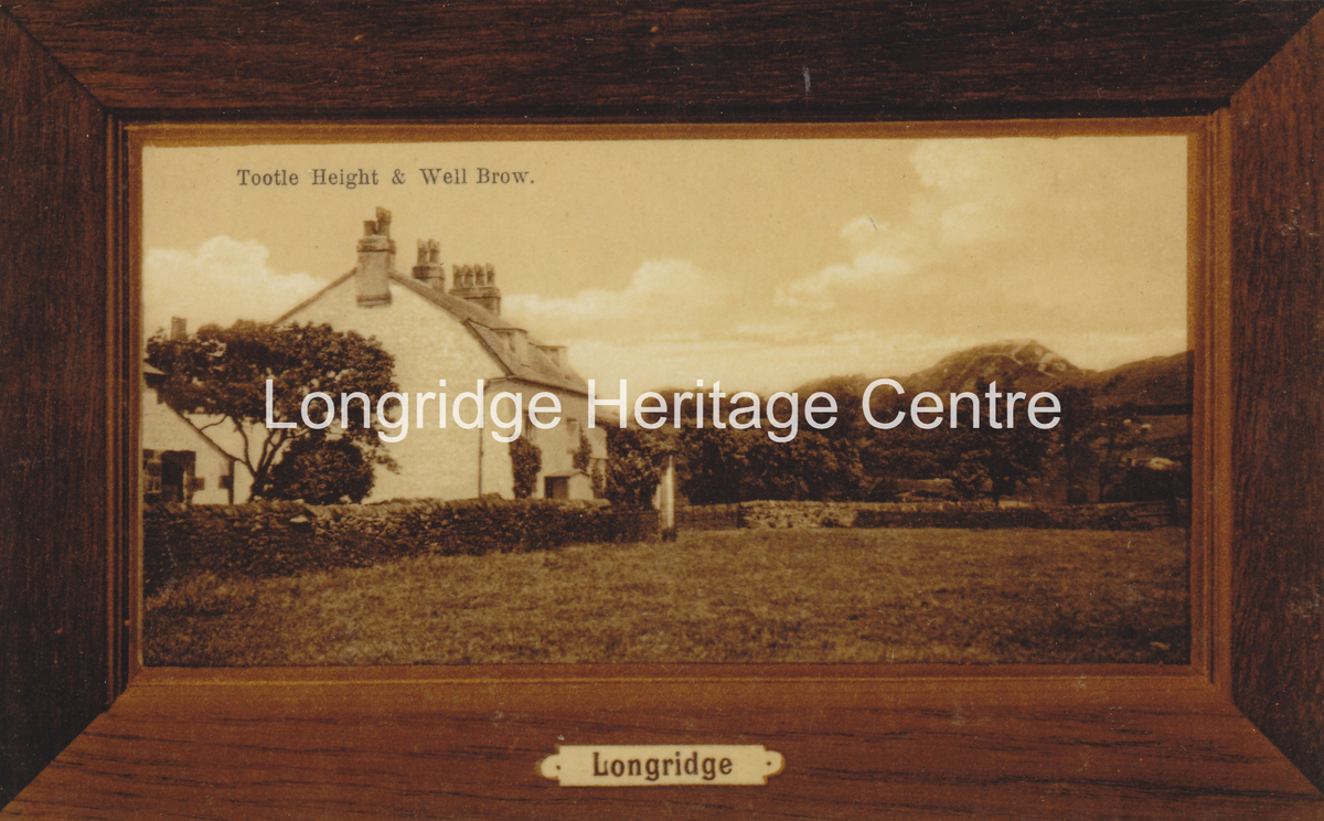 497C - Longridge W.V.S - Postacrd showing Tootle Hight and Well Brow - 1909